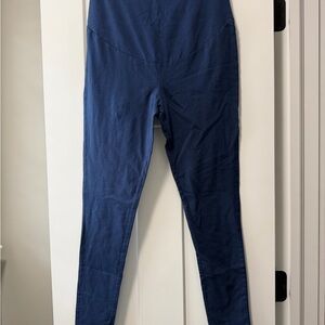 3 pair maternity leggings navy and grey